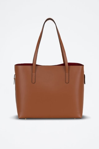 Cabas en cuir Gracchi - Marron