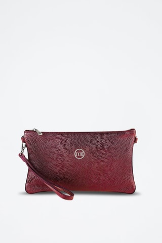 Pochette en cuir Caradosso - Bordeaux