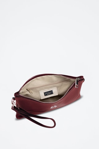 Pochette en cuir Caradosso - Bordeaux