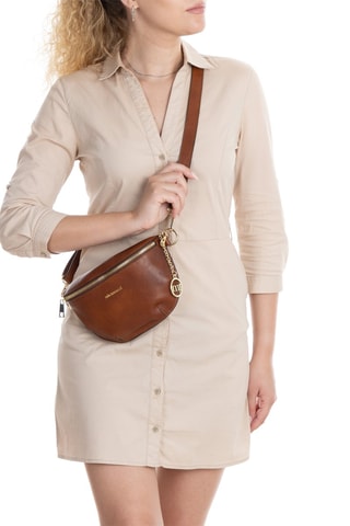 Sac banane en cuir Eginardo - Marron