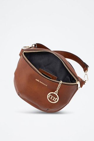 Sac banane en cuir Eginardo - Marron