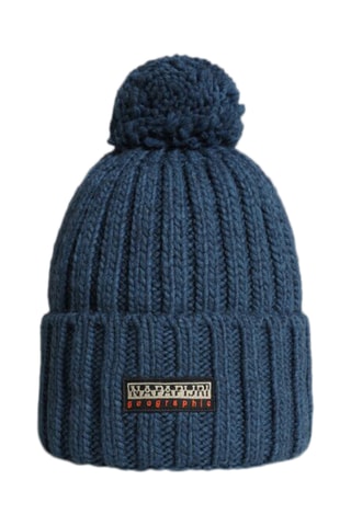 Bonnet à pompon Fea 2 Bobble - Bleu cobalt - Napapijri