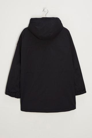 Parka à capuche Anne - Noir