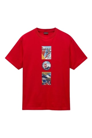 T-shirt Portalet - Rouge