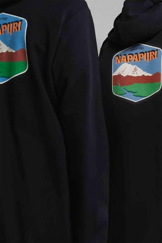 Sweat à capuche - Noir - Napapijri