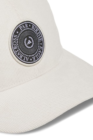 Casquette de golf en velours - Ecru