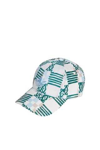 Casquette - Blanc et vert émeraude