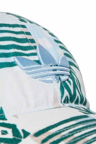 Casquette - Blanc et vert émeraude