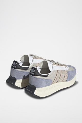 Sneakers Retropy E5 - Beige et indigo