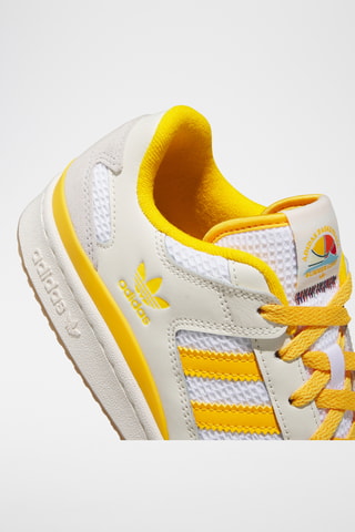 Sneakers en cuir Forum Low - Ecru