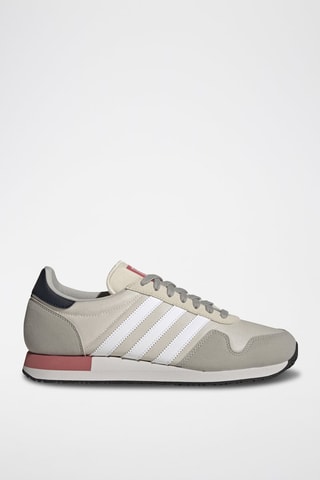 Sneakers USA 84 - Ecru et gris