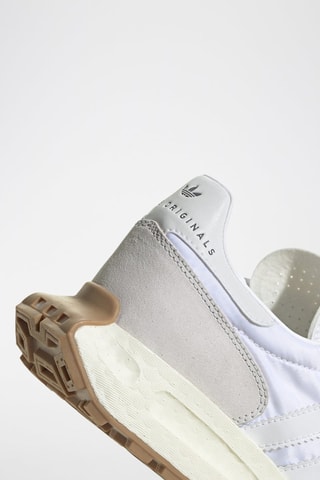 Chaussures de running en nubuck Retropy E5 - Blanc et gris