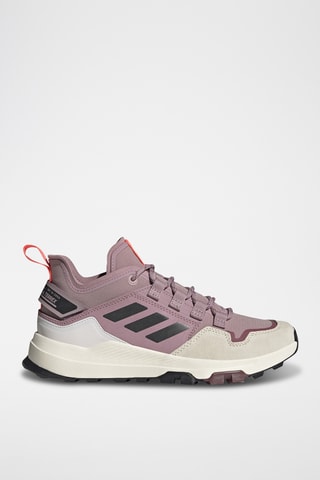 Chaussures montantes randonnée en cuir Terrex Hikster Low - Mauve