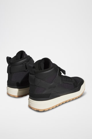 Chaussures montantes de basketball en cuir Forum - Noir