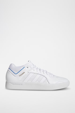 Chaussures de skateboard en cuir Tyshawn ftwr - Blanc