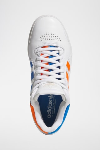 Chaussures montantes de skateboard en cuir Tyshawn - Blanc