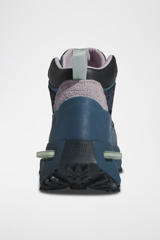 Chaussures de randonnée en cuir Pharrell Williams - Bleu pétrole