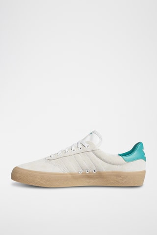 Chaussures de skateboard en nubuck 3MC - Blanc