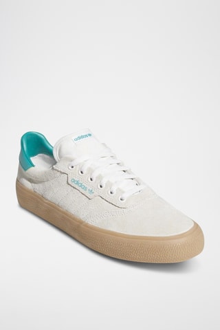 Chaussures de skateboard en nubuck 3MC - Blanc