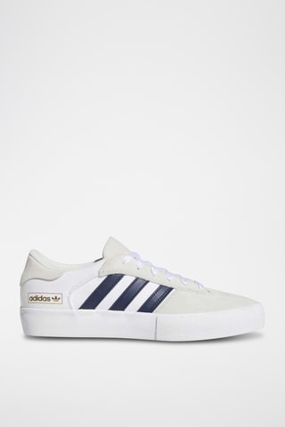 Chaussures de skateboard en cuir MATCHBREAK SUPER - Blanc