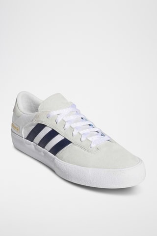 Chaussures de skateboard en cuir MATCHBREAK SUPER - Blanc