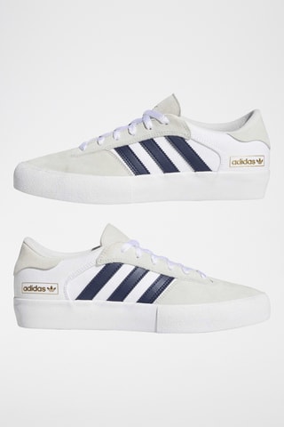 Chaussures de skateboard en cuir MATCHBREAK SUPER - Blanc