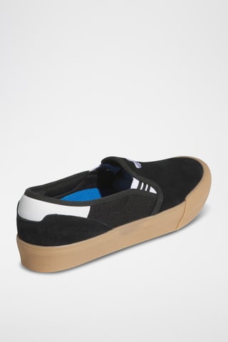 Chaussures de skateboard en nubuck Shmoofoil - Noir