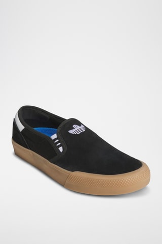 Chaussures de skateboard en nubuck Shmoofoil - Noir