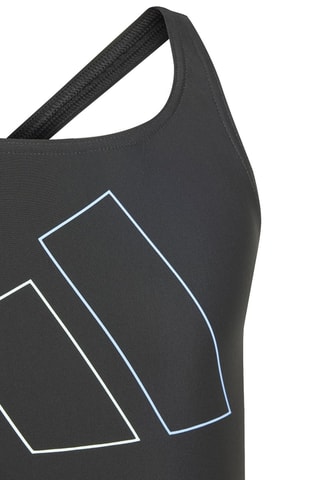 Maillot de bain 1 pièce Big Bars - Noir
