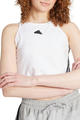 Débardeur court Future Icons - Blanc