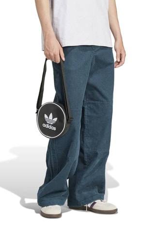 Pantalon ample en velours Corduroy - Bleu foncé