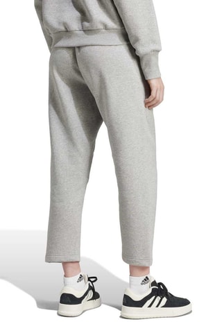 Pantalon ample 7/8 taille haute All Szn - Gris clair chiné