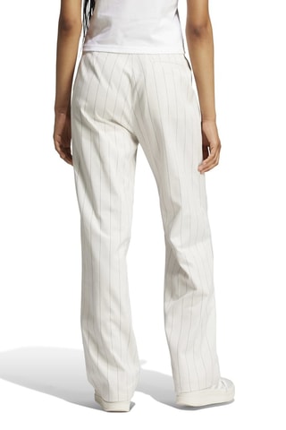 Pantalon standard Pinstripe - Blanc