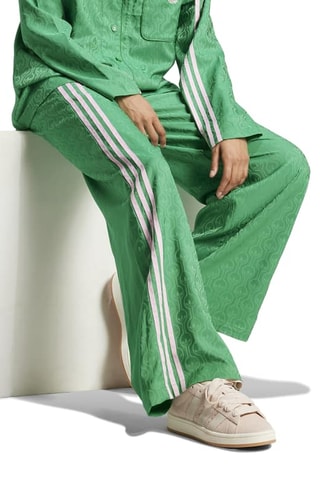 Pantalon wide legs - Vert