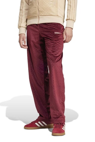Pantalon de survêtement en velours Monogram - Bordeaux