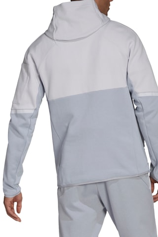 Veste à capuche Designed for Gameday Blanc et gris