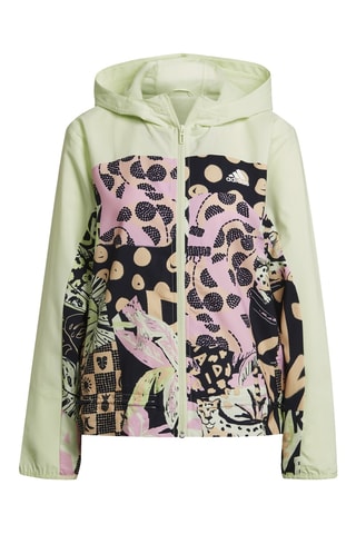 Coupe-vent à capuche W FARM WB - Vert d’eau