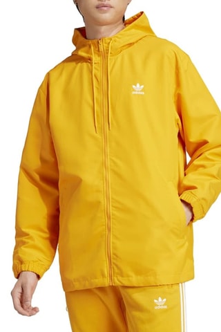 Coupe-vent à capuche Trefoil - Orange