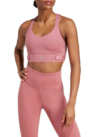 Push-up sportbeha FastImpact Luxe - Roze