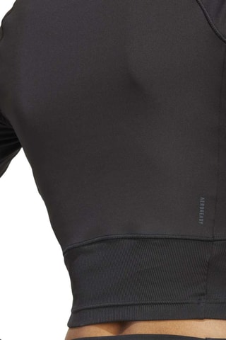 Crop top d’entrainement Essentials - Noir