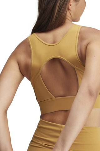 Crop top de yoga Stella McCartney - Jaune