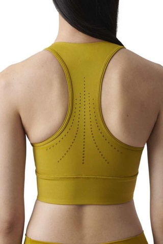 Crop top d’entraînement Stella McCartney - Vert olive