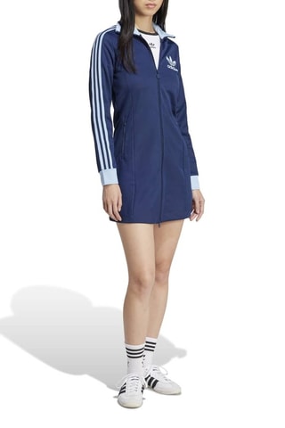 Robe chemise Adicolor - Bleu