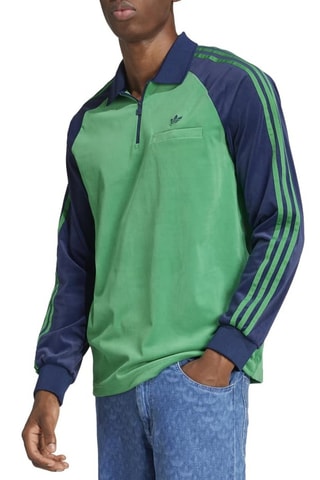 Polo en velours Originals 70s - Vert