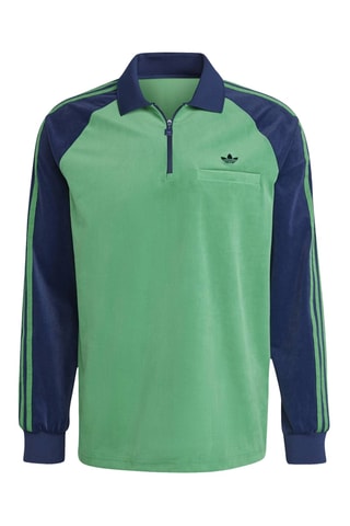 Polo en velours Originals 70s - Vert