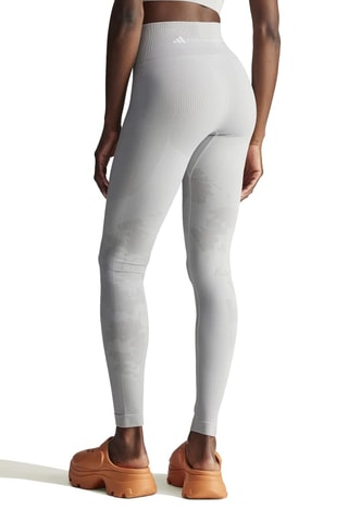 Legging de yoga taille haute Stella McCartney TrueStrength - Gris clair chiné