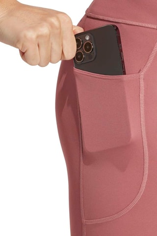 7/8 Hardlooplegging Hoge Taille - Donkerroze