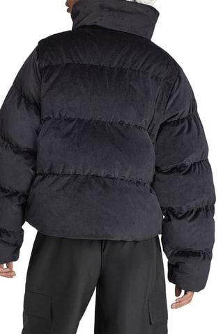 Doudoune en velours Regen - Noir