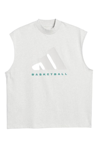 T-shirt de basketball standard - Gris clair chiné