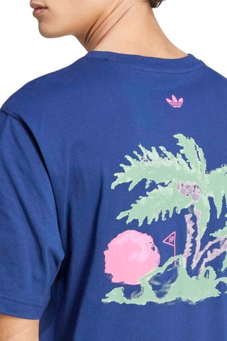 T-shirt MC Oll Badge Tee - Bleu